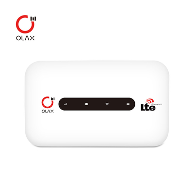 屋外OLAX MT20のために白い変復調装置4G Simのルーター携帯用移動式WiFi 150mbps