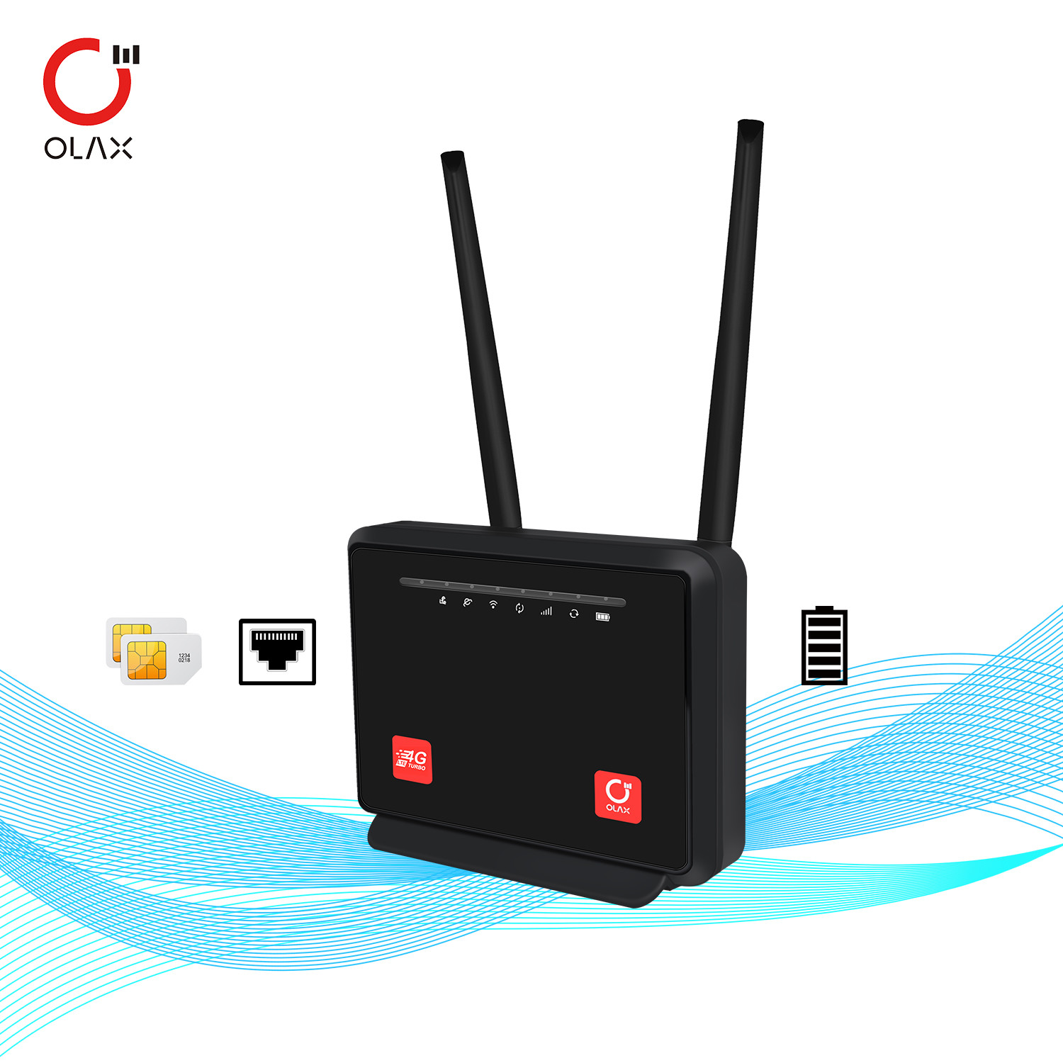 オラックス CPEルーター MC60 5000mAh バッテリー 4g Lte Wifiルーター 室内 CPEルーター モデム 使いやすい
